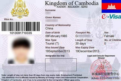 柬埔寨电子签证对照片有什么要求吗？